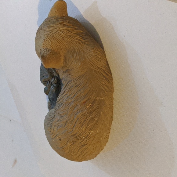 Ginger Cat and Mouse statue vintage sculpture figurine - Picture 2 of 4